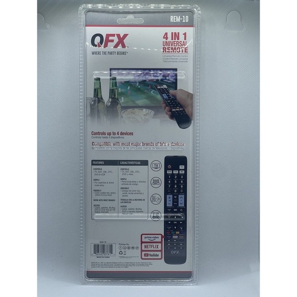 QFX REM-10 Smart Universal Remote Control - Picture 2 of 2